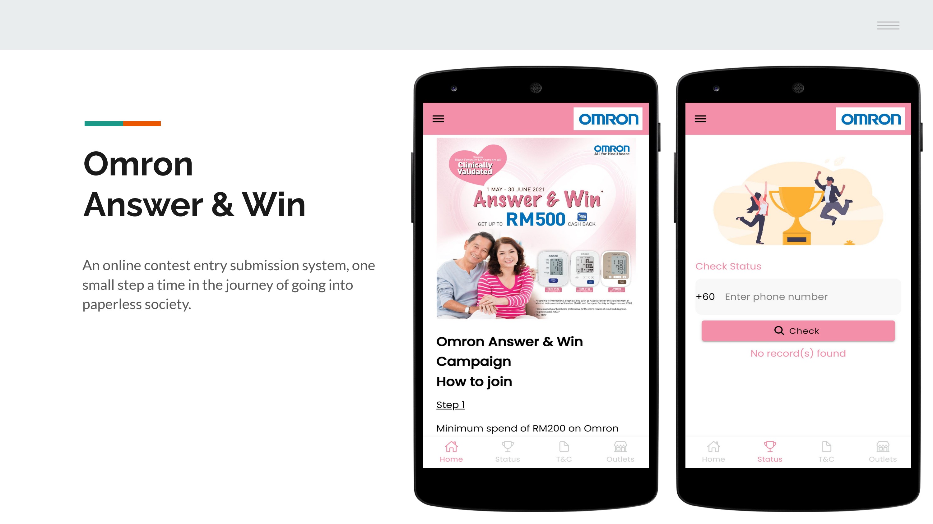 Omron Answer & Win